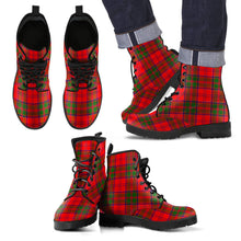 Load image into Gallery viewer, Grant Modern Tartan Leather Boots Footwear Shoes