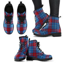 Load image into Gallery viewer, Frame Tartan Leather Boots