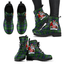 Load image into Gallery viewer, KIRBY Tartan Clan Badge Leather Boots