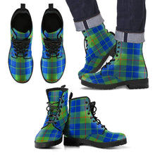 Load image into Gallery viewer, Barclay Hunting Ancient Tartan Leather Boots Footwear Shoes