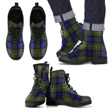 Load image into Gallery viewer, MacLaren Modern Tartan Leather Boots Footwear Shoes