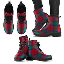 Load image into Gallery viewer, Lindsay Modern Tartan Leather Boots