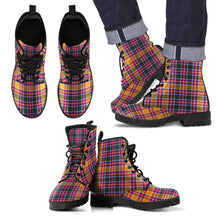 Load image into Gallery viewer, Jacobite Tartan Leather Boots Footwear Shoes
