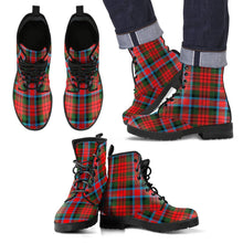 Load image into Gallery viewer, MacDuff Modern Tartan Leather Boots Footwear Shoes