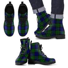 Load image into Gallery viewer, Campbell Modern Tartan Leather Boots Footwear Shoes
