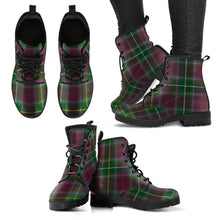 Load image into Gallery viewer, Crosbie Tartan Leather Boots
