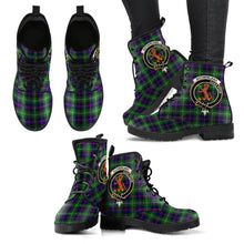 Load image into Gallery viewer, Sutherland I  Tartan Clan Badge Leather Boots