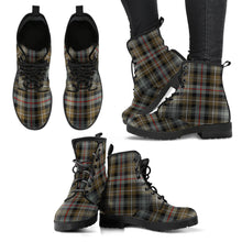 Load image into Gallery viewer, MacKenzie Weathered Tartan Leather Boots