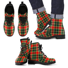 Load image into Gallery viewer, MacLachlan Hunting Modern Tartan Leather Boots Footwear Shoes