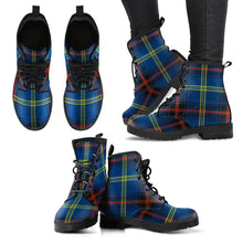 Load image into Gallery viewer, Grewar Tartan Leather Boots