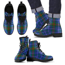 Load image into Gallery viewer, Edmonstone Tartan Leather Boots Footwear Shoes