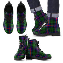Load image into Gallery viewer, Morrison Modern Tartan Leather Boots Footwear Shoes