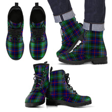 Load image into Gallery viewer, Campbell of Cawdor Modern  Tartan Leather Boots Footwear Shoes