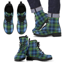 Load image into Gallery viewer, MacNeill of Barra Ancient Tartan Leather Boots Footwear Shoes